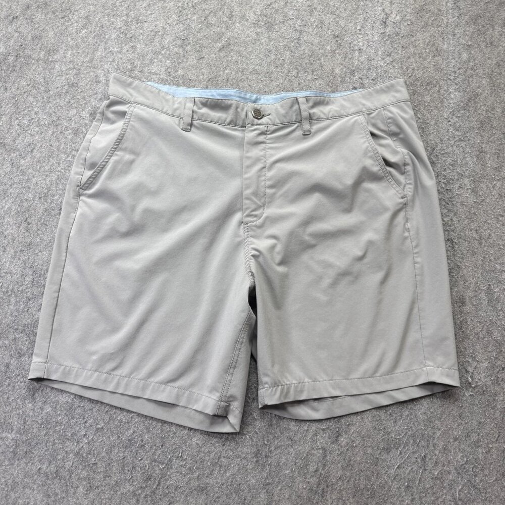 Free Fly Shorts Men 38 Gray Golf Performance Stretch 7" Hybrid Technical b056